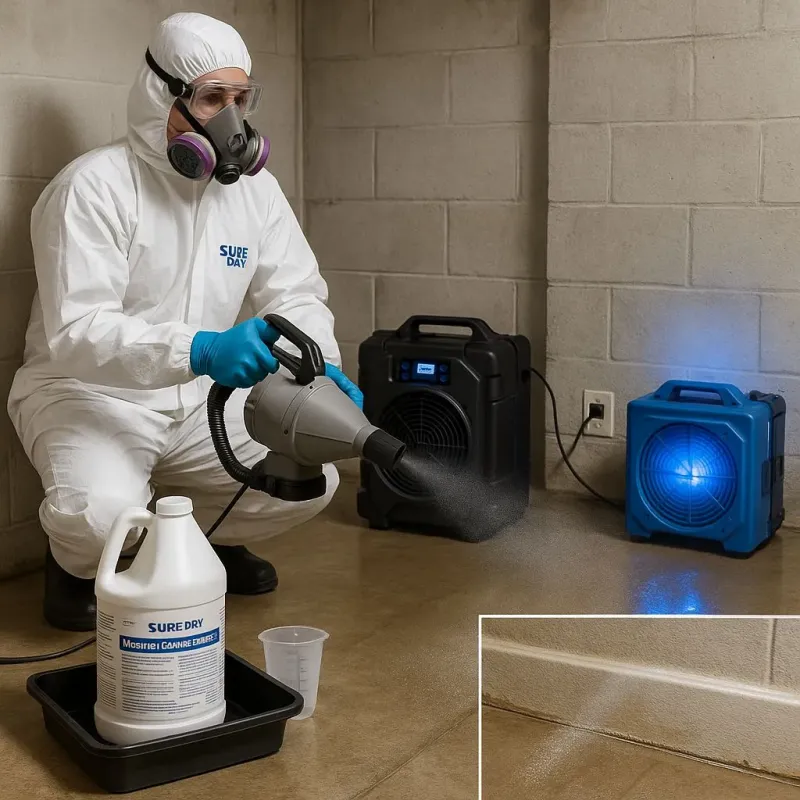Sanitization and Odor Removal process in Clymer, NY