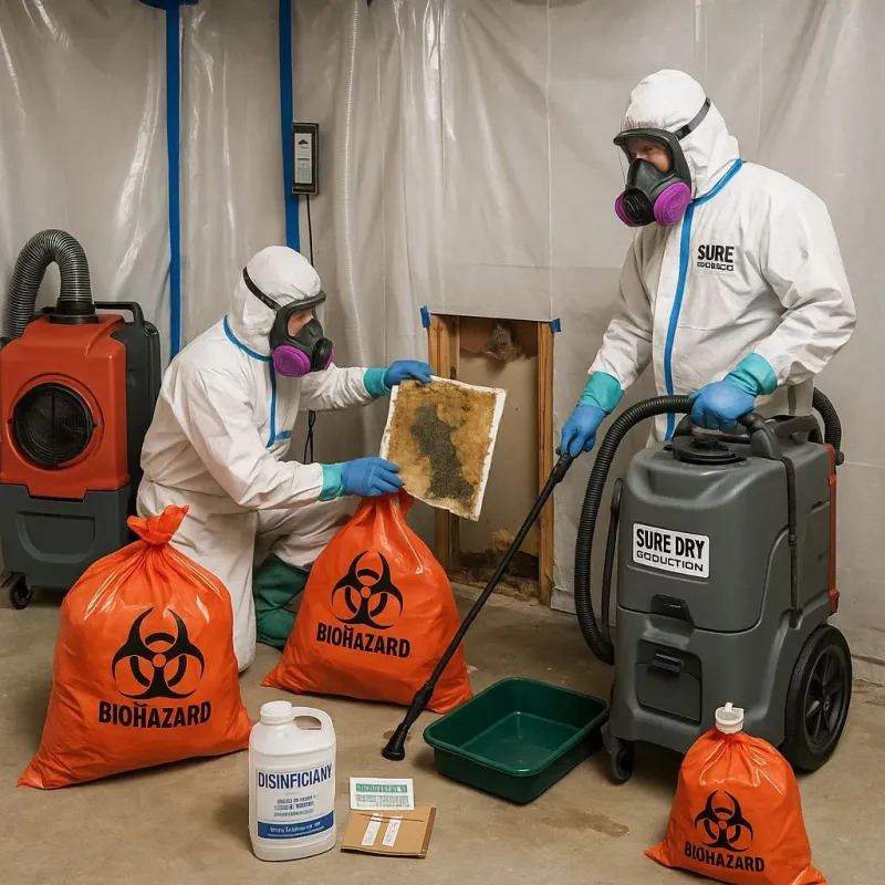 Contaminated Water Handling Protocols process in Clymer, NY
